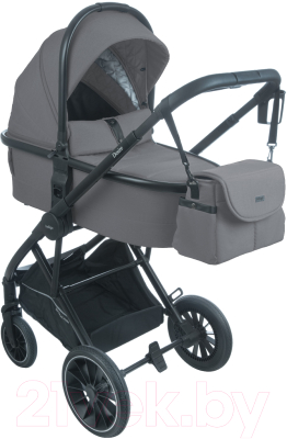 Детская универсальная коляска INDIGO Desire 3 в 1 (графит) - фото