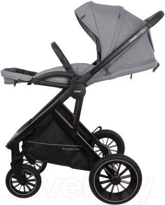Детская универсальная коляска INDIGO Desire 3 в 1 (графит)