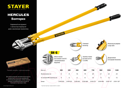 Болторез Stayer Hercules 2330-060