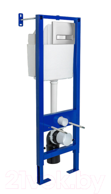 Унитаз подвесной с инсталляцией Berges Atom Line 410 042447