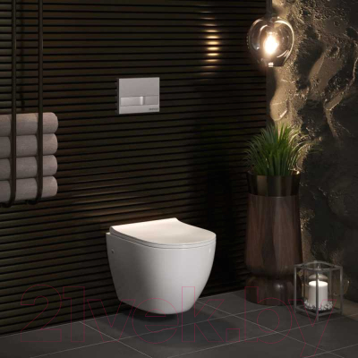 Унитаз подвесной с инсталляцией Berges Atom Line 410 042447