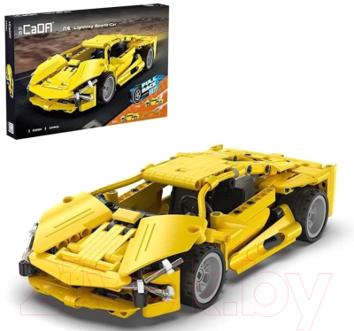 Конструктор инерционный CaDa Спортивный Автомобиль. Молния / C52021W