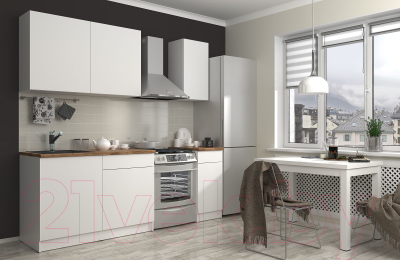 Кухонный гарнитур Eligard Urban 1.6 (белый)