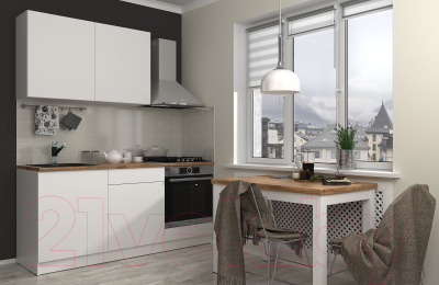 Кухонный гарнитур Eligard Urban 1.8 (белый)
