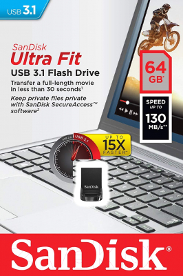 Usb flash накопитель SanDisk Ultra Fit 64GB (SDCZ430-064G-G46)