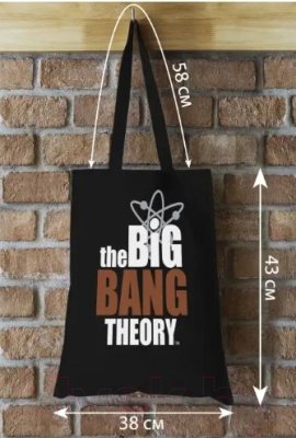 Сумка-шоппер Эксмо Теория большого взрыва / 9785041682170