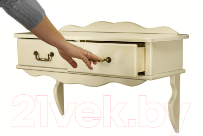 Консольный столик Мебелик Берже 20 (слоновая кость)