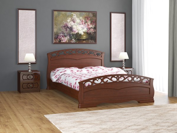 Полуторная кровать Bravo Мебель Грация 1 120x200