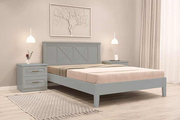 Полуторная кровать Bravo Мебель Грация 2 140x200