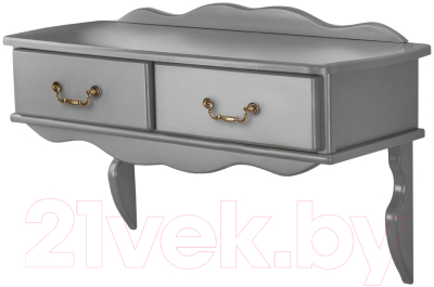 Консольный столик Мебелик Берже 20 (серый графит) - фото