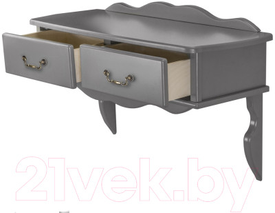 Консольный столик Мебелик Берже 20 (серый графит)