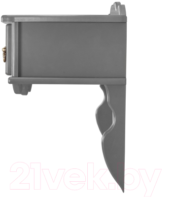 Консольный столик Мебелик Берже 20 (серый графит)