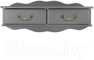 Консольный столик Мебелик Берже 20 (серый графит)