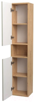 Шкаф-пенал для ванной ЗОВ Эридан 150 / EP150LWPFM1015GKV5