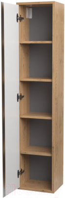 Шкаф-пенал для ванной ЗОВ Женева 150 / JP150LHO0MBPMC1A