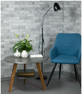 Журнальный столик Мебелик BeautyStyle 17 (серый бетон/бук)