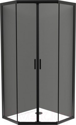 Душевой уголок BelBagno UNO-195-P-2-90-C-NERO - фото
