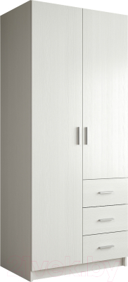 Шкаф Евва УН-02-03/B (бодега белый) - фото