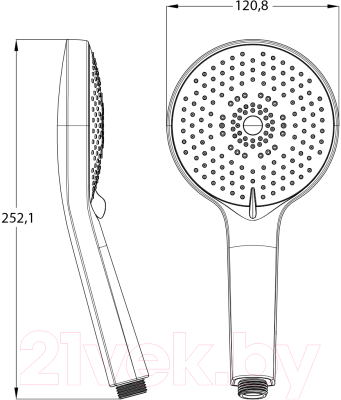 Лейка ручного душа LEMARK LM8125C