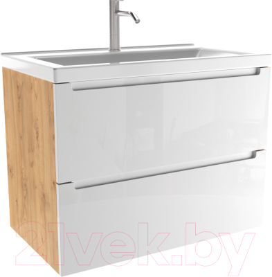 Тумба под умывальник ЗОВ Эридан 100 / E100LHO0M9003GKV5 - фото