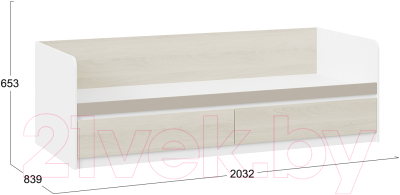 Кровать-тахта ТриЯ Сканди СМ-386.12.002