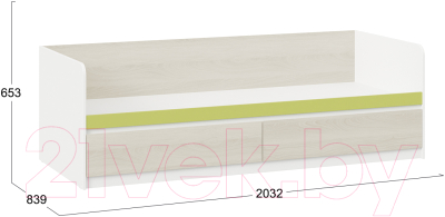 Кровать-тахта ТриЯ Сканди СМ-386.12.002