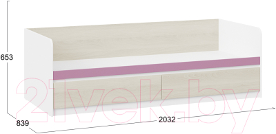 Кровать-тахта ТриЯ Сканди СМ-386.12.002