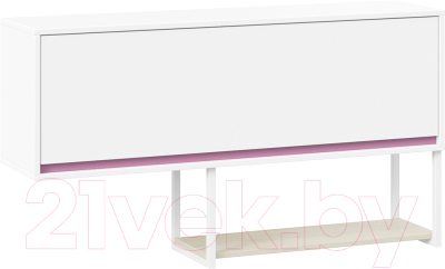 Шкаф навесной ТриЯ Сканди ТД-386.15.011 (дуб гарден/белый/лиловый) - фото