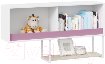 Шкаф навесной ТриЯ Сканди ТД-386.15.011 (дуб гарден/белый/лиловый)