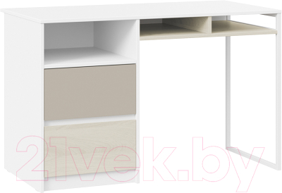 Письменный стол ТриЯ Сканди ТД-386.15.02-20 (дуб гарден/белый/глиняный серый) - фото