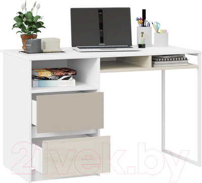 Письменный стол ТриЯ Сканди ТД-386.15.02-20 (дуб гарден/белый/глиняный серый)