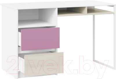 Письменный стол ТриЯ Сканди ТД-386.15.02-20 (дуб гарден/белый/лиловый)