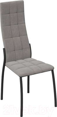 Стул ТриЯ Кредо (черный муар/микровелюр боска 24 серый) - фото