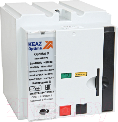 Привод моторный КЭАЗ OptiMat D400-630 230AC УХЛ3 / 233121 - фото