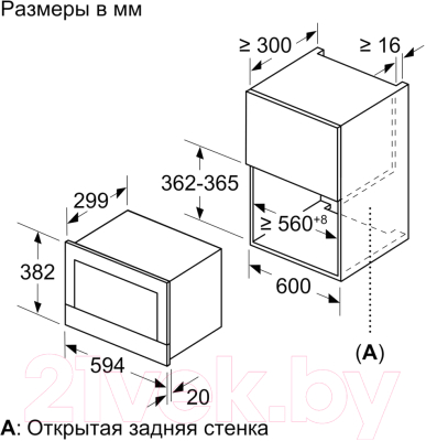 Микроволновая печь Bosch BFR634GW1