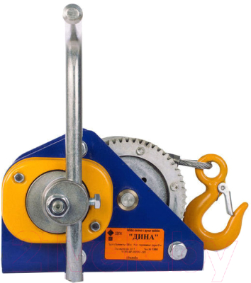 Лебедка ручная TOR Дина-2 500кг 60м / 1001072 - фото