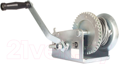 Лебедка ручная TOR ЛФ-2000 0.8т 20м / 1006141 - фото