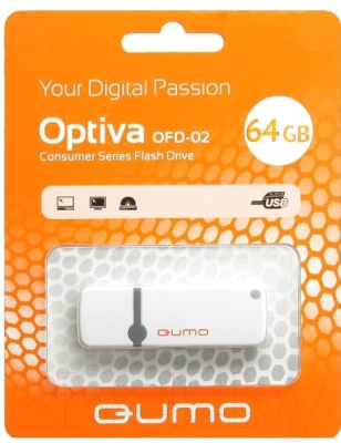 USB flash накопитель Qumo Optiva 02 64GB