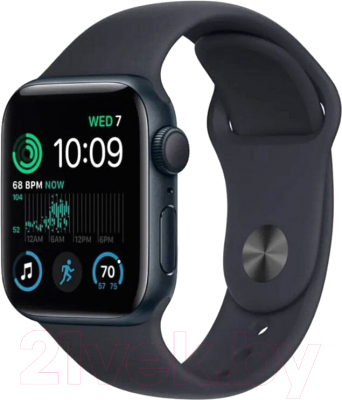 Умные часы Apple Watch SE 2 GPS 40mm (полуночный/ремешок M/L) - фото