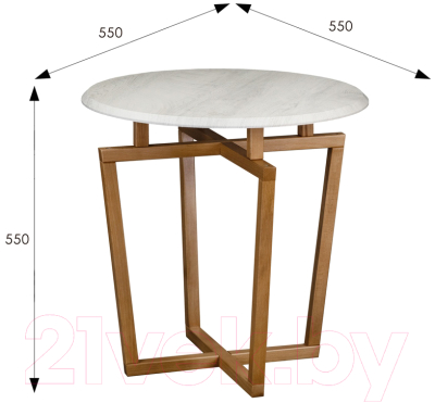 Журнальный столик Мебелик Рилле 440