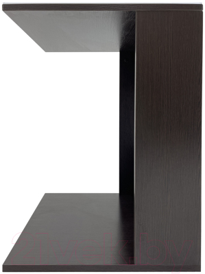 Приставной столик Мебелик BeautyStyle 3 (венге/стекло белое)