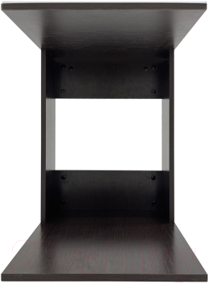 Приставной столик Мебелик BeautyStyle 3 (венге/стекло белое)