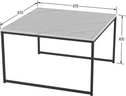 Журнальный столик Мебелик Овер