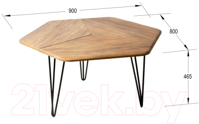 Журнальный столик Мебелик Олдем