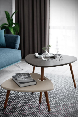 Комплект журнальных столиков Мебелик Стилгрей
