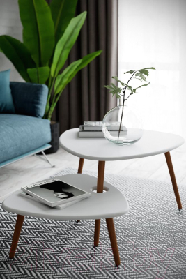 Комплект журнальных столиков Мебелик Стилгрей