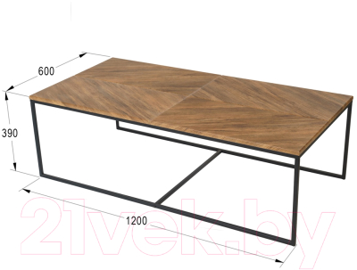 Журнальный столик Мебелик Эклектик