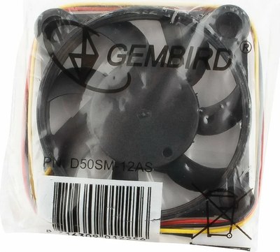 Вентилятор для корпуса Gembird D50SM-12AS