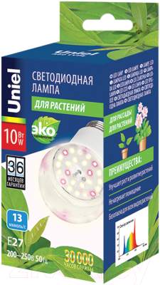 Лампа Uniel LED-A60-10W/SPFB/E27/CL PLP30WH / UL-00007404