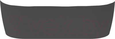 Экран для ванны Cezares Slim CENTRAL-180-SCR-NERO - фото